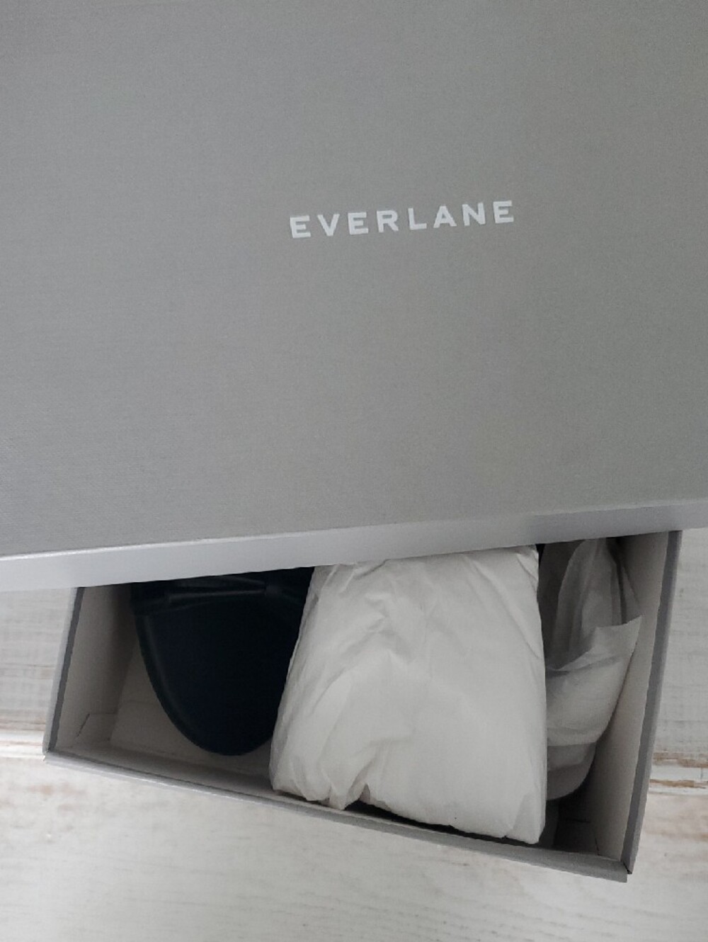 Everlane Black Bow Slide Sandals - Picture 7 of 8